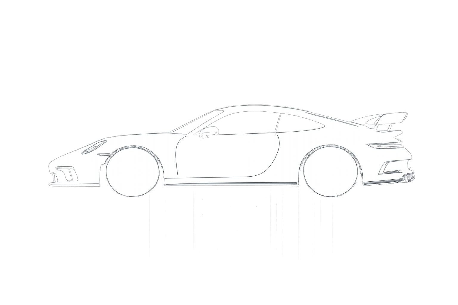 Silueta Porsche